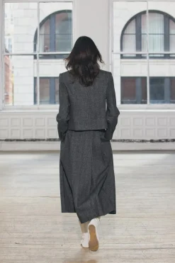 Fashion FALDA MIDI TABLAS ZW COLLECTION Mujer Faldas / Shorts