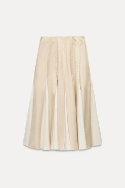 Hot FALDA MIDI TABLAS ZW COLLECTION Mujer Faldas / Shorts