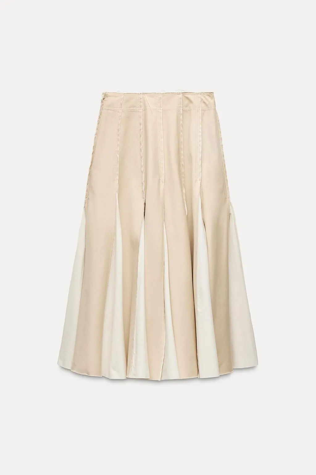 Hot FALDA MIDI TABLAS ZW COLLECTION Mujer Faldas / Shorts