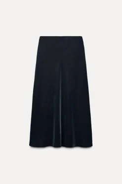 Discount FALDA MIDI TERCIOPELO Mujer Faldas / Shorts