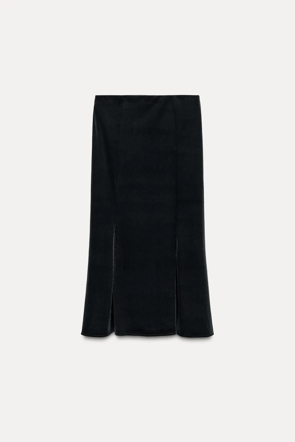 Hot FALDA MIDI TERCIOPELO Mujer Faldas / Shorts