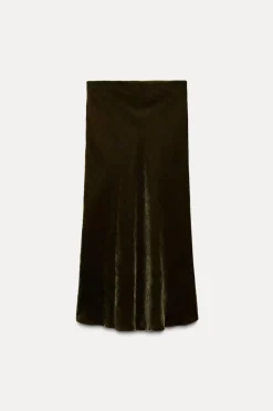 Online FALDA MIDI TERCIOPELO ZW COLLECTION Mujer Faldas / Shorts