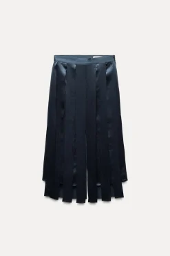 Sale FALDA MIDI TIRAS ZW COLLECTION Mujer Faldas / Shorts