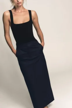 New FALDA MIDI TUBO Mujer Faldas / Shorts