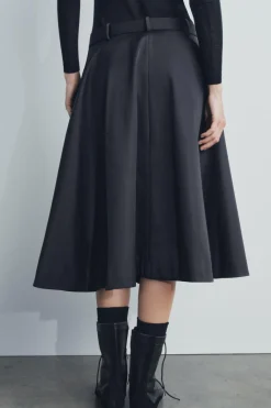 Best FALDA MIDI VOLUMEN ZW COLLECTION Mujer Faldas / Shorts