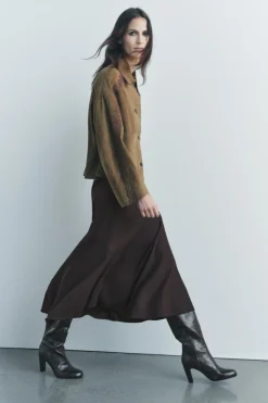 Hot FALDA MIDI VUELO ZW COLLECTION Mujer Faldas / Shorts