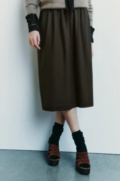 Sale FALDA MIDI ZW COLLECTION Mujer Faldas / Shorts