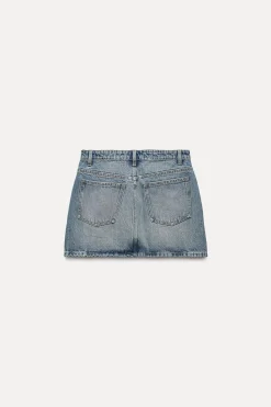 Discount FALDA MINI DENIM TRF Mujer Faldas / Shorts