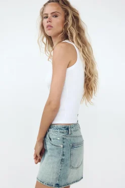 Online FALDA MINI DENIM TRF Mujer Faldas / Shorts