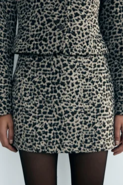 Best FALDA MINI ESTAMPADO ANIMAL Mujer Faldas / Shorts