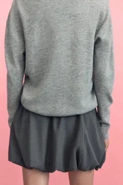 Sale FALDA MINI GLOBO LAZO Mujer Faldas / Shorts