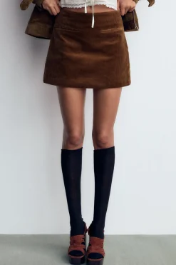 Clearance FALDA MINI PANA Mujer Faldas / Shorts