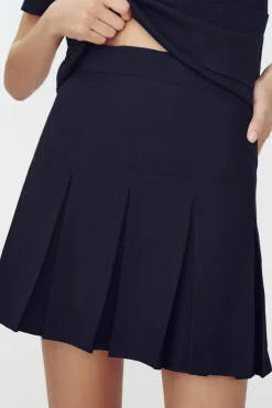 Fashion FALDA MINI PUNTO LISO Mujer Cárdigan / Jerséis|Punto