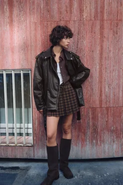 Sale FALDA MINI TABLAS CUADROS Mujer Faldas / Shorts