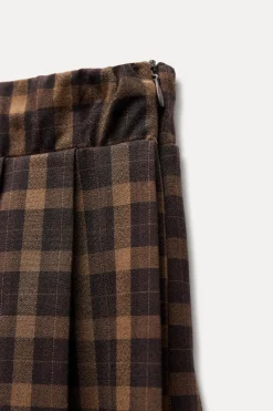 Sale FALDA MINI TABLAS CUADROS Mujer Faldas / Shorts