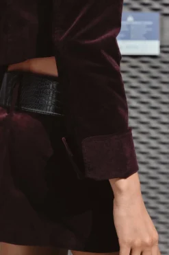 Online FALDA MINI TERCIOPELO CINTURÓN Mujer Faldas / Shorts