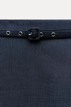 Discount FALDA PANTALÓN ABERTURAS CINTURÓN Mujer Faldas / Shorts