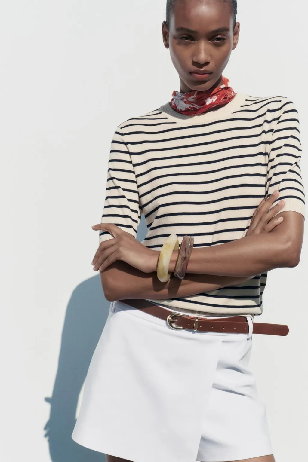 Hot FALDA PANTALÓN CRUZADA CINTURÓN Mujer Faldas / Shorts