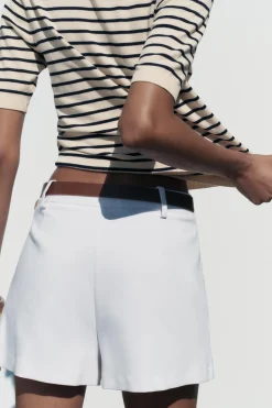 Hot FALDA PANTALÓN CRUZADA CINTURÓN Mujer Faldas / Shorts