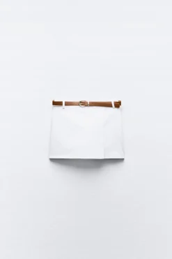 Hot FALDA PANTALÓN CRUZADA CINTURÓN Mujer Faldas / Shorts