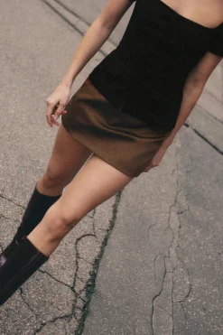 New FALDA PANTALÓN EFECTO ANTE Mujer Faldas / Shorts