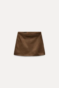 New FALDA PANTALÓN EFECTO ANTE Mujer Faldas / Shorts