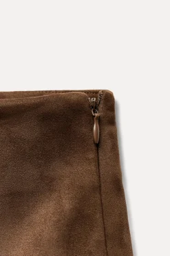 New FALDA PANTALÓN EFECTO ANTE Mujer Faldas / Shorts