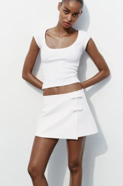 Hot FALDA PANTALÓN LAZOS Mujer Faldas / Shorts