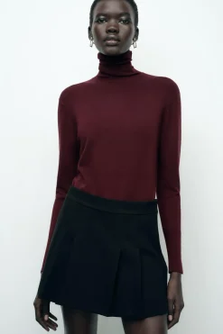 Sale FALDA PANTALÓN PLIEGUES Mujer Faldas / Shorts