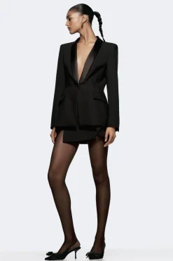 Outlet FALDA PANTALÓN SMOKING BANDA LATERAL Mujer Faldas / Shorts