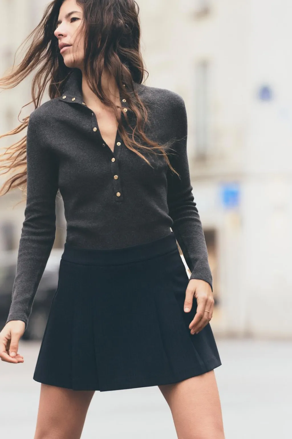 Hot FALDA PANTALÓN TABLAS RAYA DIPLOMÁTICA Mujer Faldas / Shorts