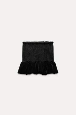 Online FALDA PANTALÓN TERCIOPELO VOLUMEN Mujer Faldas / Shorts