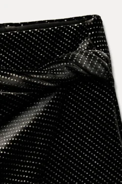 Discount FALDA PANTALÓN TERCIOPELO BRILLO Mujer Faldas / Shorts