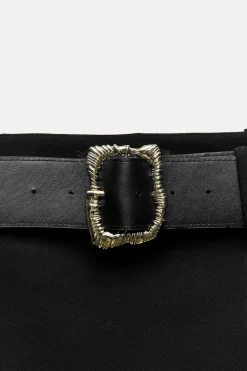 Hot FALDA PANTALÓN TIRO ALTO CINTURÓN Mujer Faldas / Shorts