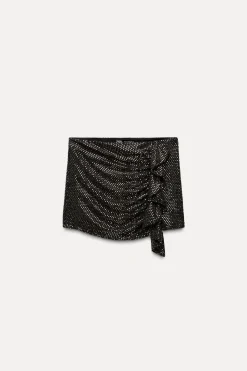 Discount FALDA PANTALÓN VOLANTE BRILLOS Mujer Faldas / Shorts