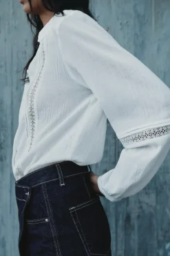 Clearance FALDA PANTALÓN Z1975 DENIM CRUZADA Mujer Faldas / Shorts