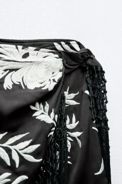 Best FALDA PAREO BORDADOS FLECOS Mujer Faldas / Shorts