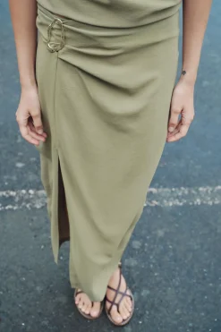 Fashion FALDA PAREO HEBILLA Mujer Faldas / Shorts