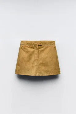 Niños ZARA 6 - 14 Años·Faldas / Bermudas|6 - 14 Años·Total Look<FALDA PIEL ANTE