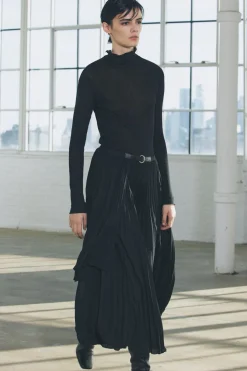 Outlet FALDA PLISADA CINTURÓN ZW COLLECTION Mujer Faldas / Shorts