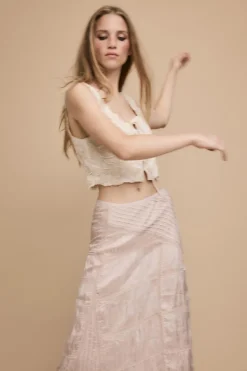 Clearance FALDA PLISADA PUNTILLA Mujer Faldas / Shorts