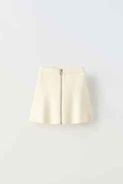 Niños ZARA 6 - 14 Años·Punto|6 - 14 Años·Faldas / Bermudas<FALDA PUNTO CREMALLERA