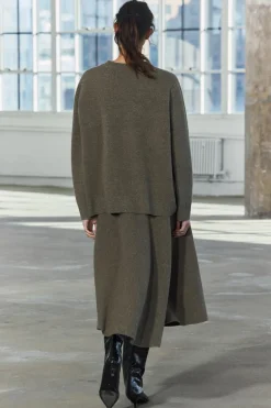 Online FALDA PUNTO EVASÉ CON LANA Mujer Cárdigan / Jerséis|Punto