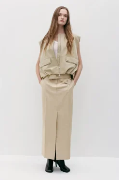 Clearance FALDA RECTA GABARDINA ZW COLLECTION Mujer Faldas / Shorts