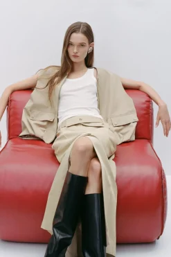 Clearance FALDA RECTA GABARDINA ZW COLLECTION Mujer Faldas / Shorts