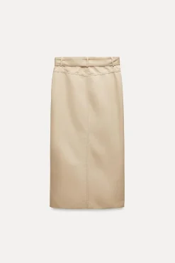 Clearance FALDA RECTA GABARDINA ZW COLLECTION Mujer Faldas / Shorts