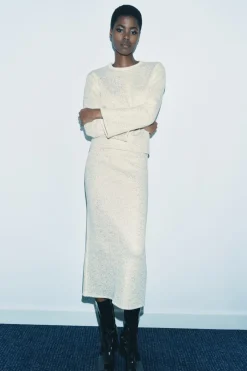 Hot FALDA RÚSTICA HILO METALIZADO Mujer Faldas / Shorts