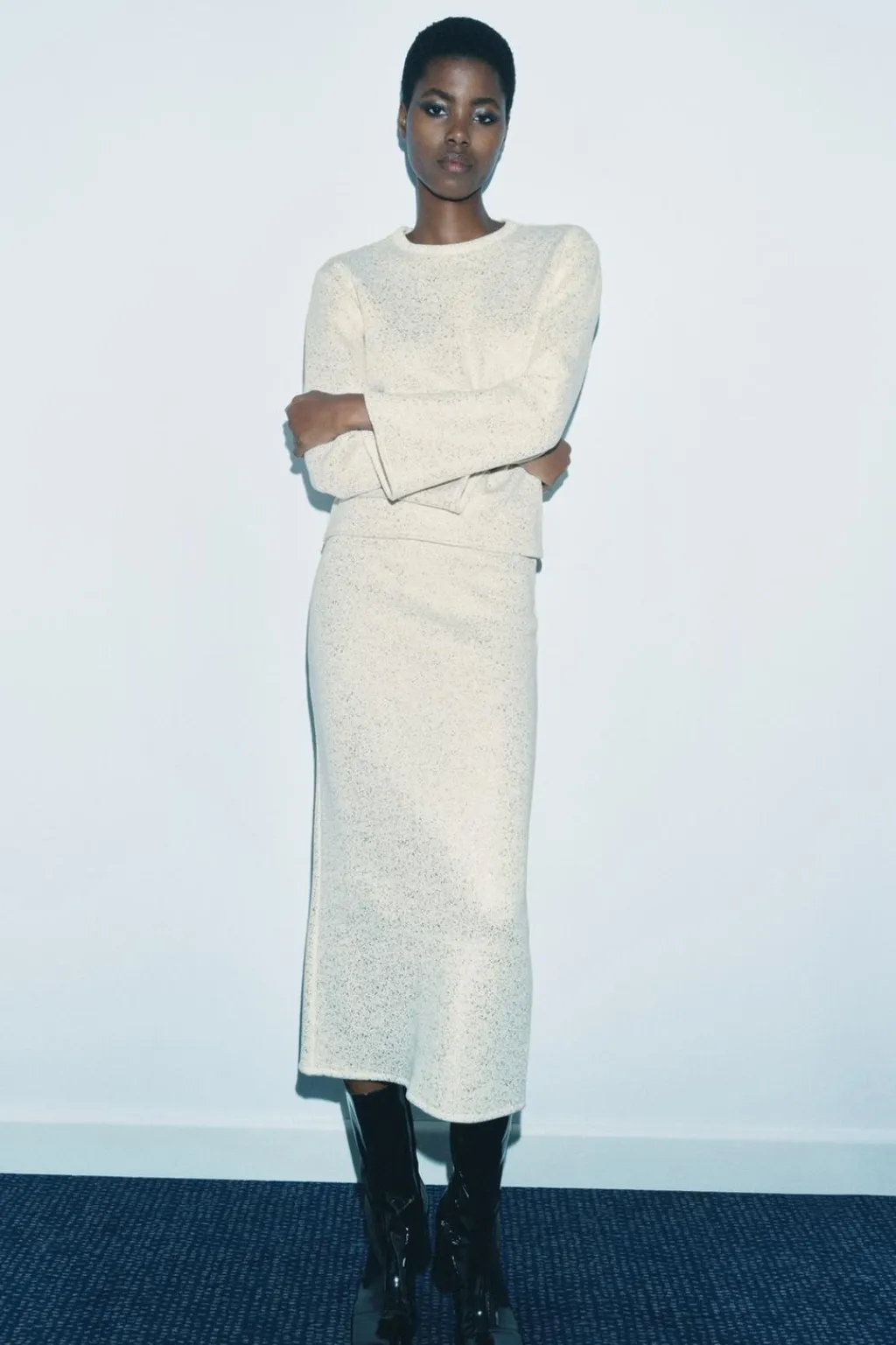 Hot FALDA RÚSTICA HILO METALIZADO Mujer Faldas / Shorts