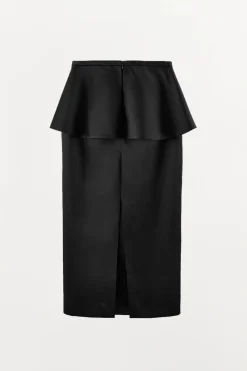 Best FALDA SATÉN PESADO PEPLUM Mujer Faldas / Shorts