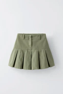 Niños ZARA 6 - 14 Años·Faldas / Bermudas<FALDA TABLAS